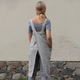 thumbnail image 6 of ZenCart Women Bib Apron X Shape Back Bandage Design Wide Strap Large Pocket Apron Dress Kitchen Cooking Cleaning Tools, 6 of 8