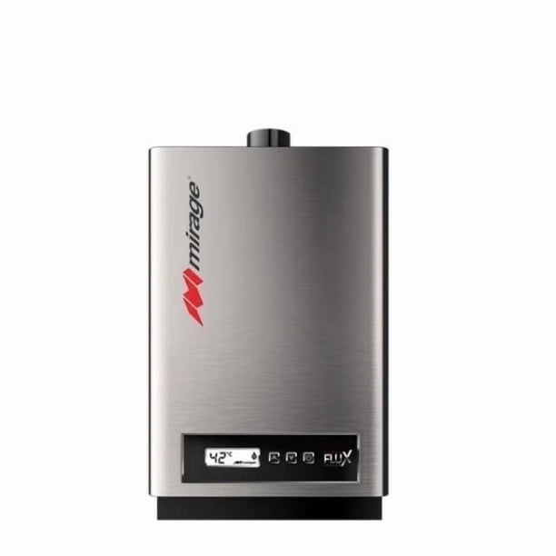 Calentador de Paso TurboFlux Mirage 16 Litros Por Minuto Gas LP Rojo