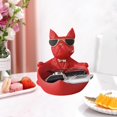 thumbnail image 3 of Statue Figurine Gathering Key Entryway Storage Box resin material art Sculpture Tray Organizer Home Sundries Bedside Nightstand Office Decorative rojo perfecl Estatua de resina, 3 of 8