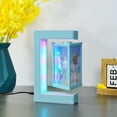 thumbnail image 3 of Magnetic Levitation Photo Frame, LED Light Three Sided Photo Display, Floating Picture Frame, 1 Count, 3 of 6