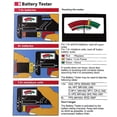 thumbnail image 2 of Portable Battery Capacity Indicator Compact Size Lithium Battery Level Tester Battery Voltage Meter Battery Volt Monitor Detector, 2 of 5
