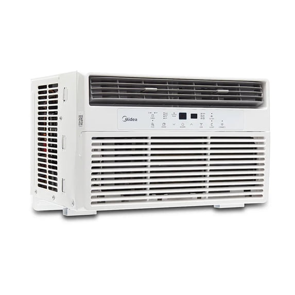 Restored Midea MAW08S1DWWTT_EOB 8000 BTU 115V Smart Window Air Conditioner, Comfort Sense Remote, Up to 350 Sq. ft.
