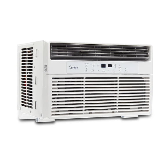 Restored Midea MAW08S1DWWTT_EOB 8000 BTU 115V Smart Window Air Conditioner, Comfort Sense Remote, Up to 350 Sq. ft.