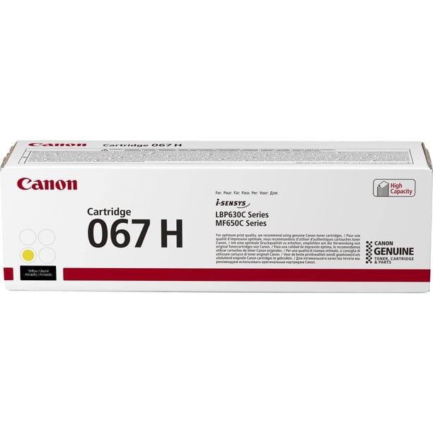 Canon 067H Cartucho De Tóner 1 Pieza(S) Original Amarillo