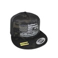thumbnail image 6 of "Strong Faded" White Trucker Snapback Hat For Adult Men And Women, 6 of 11