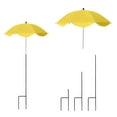 thumbnail image 2 of Upgraded Plant Umbrellas for Outdoor Plants, Larger Garden Plant Umbrella Shade with Adjustable Angle, 43.4" Higher Sun Shade for Plants, Potted Plant, Garden Beds Yellow A, 2 of 6