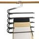 thumbnail image 1 of Perchas para pantalones, juego de 2 perchas para pantalones que ahorran espacio, organizador de armario para pantalones, 1 of 6