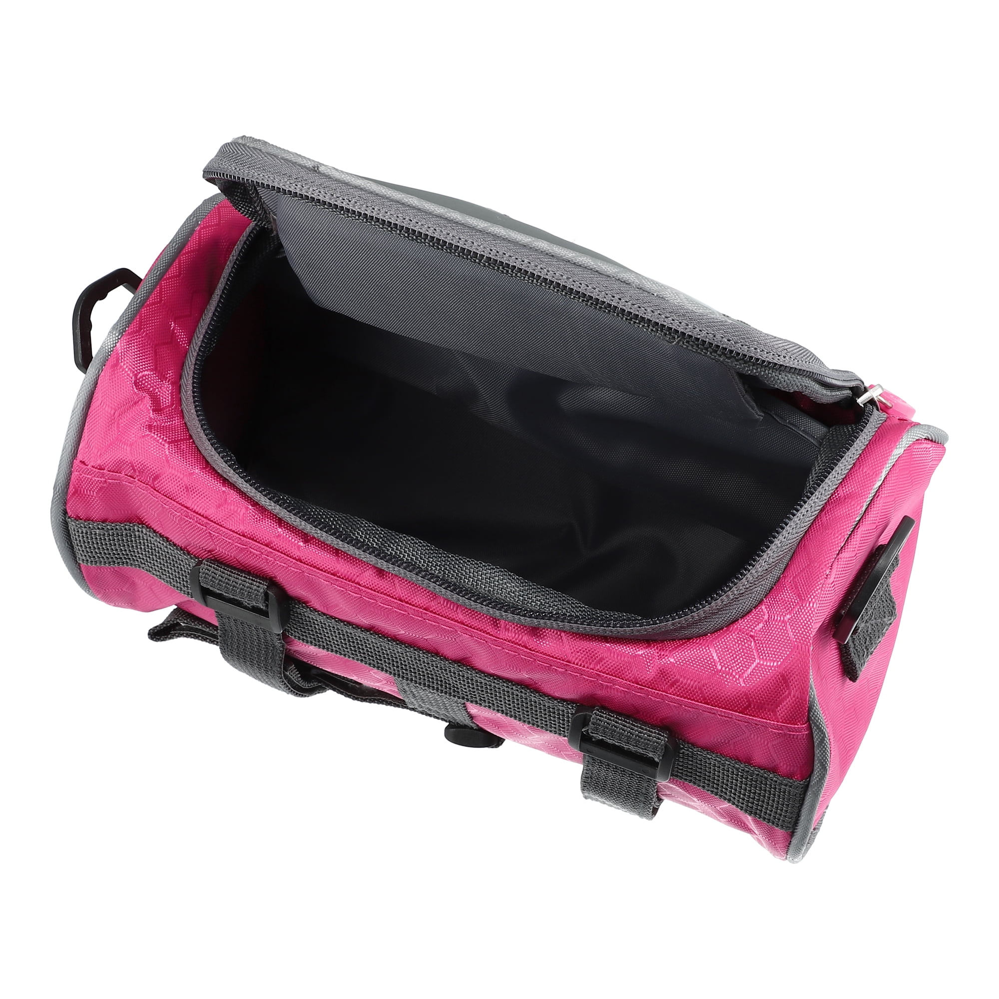 Unique Bargains Bike Handlebar Bag with Touch Screen Holder Red