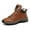 Brown-2, variant on Men Hiking Shoes Arch Support Anti-Fatigue Anti Slip Shock-Absorbing Outdoor Snow Warm Running Boots,Large Sizes 6 to 13