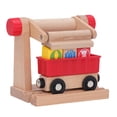 thumbnail image 2 of Wooden  Track Accessories, Wood Railway Toy Scene Accessories 5 Pcs Rotating Grabber Endless Fun  for Children, 2 of 7
