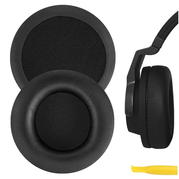 Geekria QuickFit Replacement Ear Pads for AKG K540, K545, K275, K267, K182, K167, K245 Headphones, Repair Parts (Black)
