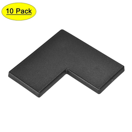 

Uxcell Standard Plastic L Type right angle Aluminum Extrusion End Cap 60x30mm 10 packs