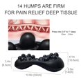 thumbnail image 4 of CNKOO Sciatica Massager Deep Tissue for Butt and Lower Back  14 Trigger Points & Myofascial Release Piriformis Syndrome Relief Glute Hip Pain SI Joint Pelvic Quadratus Lumborum, 4 of 5