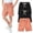 Orange, variant on Ruyang 3 Pack Kids Cotton Linen Shorts Solid Casual Elastic Waist Wide Leg Shorts Summer Lightweight Beach Vacation Shorts