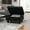 Black, variant on iCapeson 3-in-1 Convertible Storage Ottoman, Brown Grey Linen Flip-Top Ottoman with Cup Holder, Multi-Functional Footrest Bench for Living Room