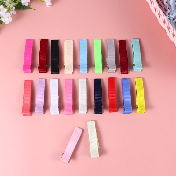 ETEREAUTY 20-Pack Assorted Color Hair Pins and Cloth Barrettes for Stylish Hair Decoration and Everyday Use