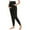 Black, variant on Leesechin Maternity Leggings Mom Ladies Solid Color Casual Pants Stretchy Comfortable Lounge Pants