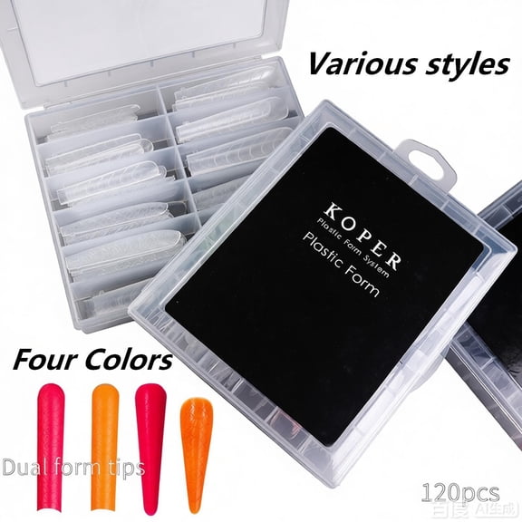 FEOLGEHLY Fake Nails Short, Press on Nails for Women - 120Pcs Cute Clear Square Nail Tips, Snake Pattern Full Cover False Nails, 12 Sizes, Reusable, for Gel Nail Extension, DIY Manicure Salon Use