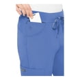 thumbnail image 4 of MED COUTURE Women Scoop Pocket Pant, Color: Ceil, Size: L (8733P-CEIL-L), 4 of 5