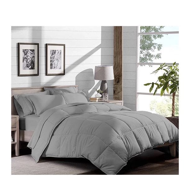 5 Piece Cotton Blend Comforter Sets All Season Soft Down Alternative