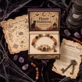 thumbnail image 5 of WWC Halloween Bracelet, Stretch Beaded Ghost Jewelry with Gift Box, Halloween Decorations Accessories for Party, 5 of 6