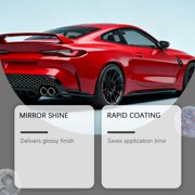 Advanced Graphene Ceramic Coating for Cars (120ml) - Extremely Hydrophobic Car Ceramic Coating Kit, 10+ Years of Long Lasting Protection, Apply After Car Wash & Paint Correction, Ultra High Gloss