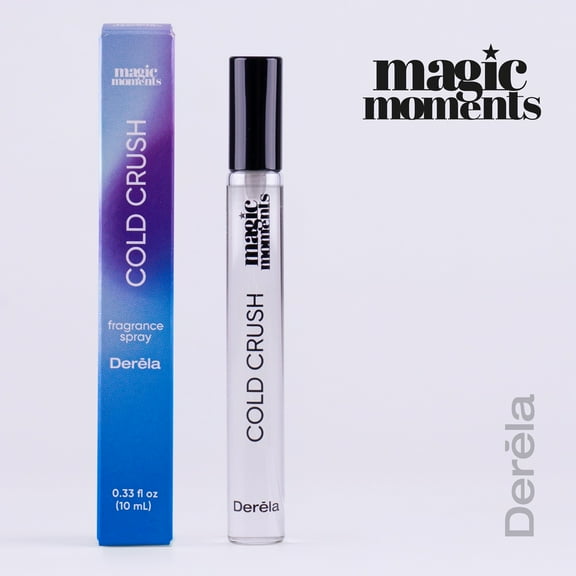 Derela Magic Moments Cold Crush Pen Spray Perfume for Women, Sweet Warm and Spicy Fragrance, 0.33 fl oz