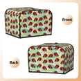 thumbnail image 3 of Picia Red Ladybugs And Leaf Print 4 Slice Toaster Cover , Toaster Protector Dustproof Kitchen Appliance Cover, Kitchen Appliance Dustproof Protector, 3 of 7
