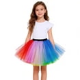 thumbnail image 4 of EnJoCho Toddler Girl Tutu Skirt Girl's Tutu Tulle Skirt Fancy Dress Up Par𝗍y Dancing Fashion Pleated Gauze Short Skirts 80s Cosplay Skirt, 4 of 7