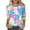 Multicolor#8#easter t shirt, variant on Jinhomg Easter Shirts for Women Funny Bunny Eggs Graphic Tees 3/4 Sleeve Spring Summer Holiday Tops Happy Easter Gifts Multicolor S