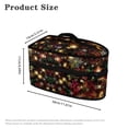 thumbnail image 6 of HELLHERO Star and Snowflake Patterns Irons Organizer Bag Easy to Clean Portable Travel Iron Organizer with Zipper, Case Only, 6 of 6