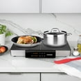 thumbnail image 3 of Chef'sChoice 2-in-1 Digital Griddle & Dual Burner, in Stainless Steel (GRCC2N1SS13), 3 of 8