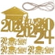thumbnail image 1 of 1 juego de recortes de graduación 2024 Centro de mesa de graduación 2024 Decoraciones para fiestas 2024, 1 of 6