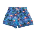 thumbnail image 1 of Traje de Baño Wave Motion Estampado Flamencos Azul Marino Talla M, 1 of 5