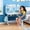 Blue, variant on YNCE 2025 New Updated Kids Desk and Chair Set, Height Adjustable Astronaut Pattern Children School Desk with Shelf & Large Drawers, Kids Writing Study Table for Boys Girls 3