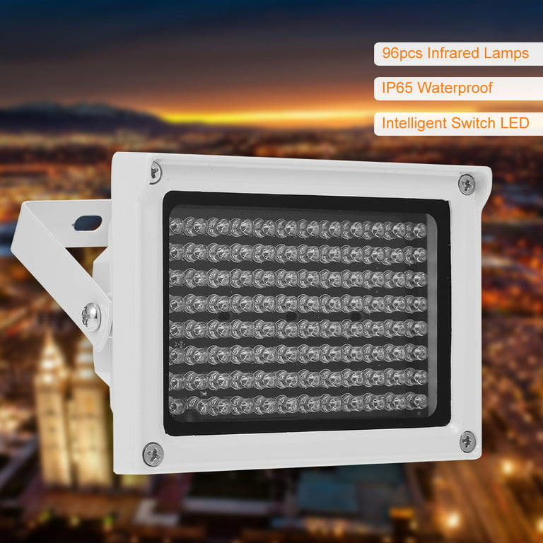 Projecteur, Illuminateur infrarouge 6x LED ARRAY IR 40m 90st, Extérieur,  pour caméras industrielles CCTV ACTii AC9137