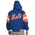 thumbnail image 2 of Men's Pro Player Royal/Orange New York Mets Legacy Lightweight Full-Zip Hooded Jacket, 2 of 4