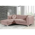 thumbnail image 5 of Meridian Furniture Inc Eliana Upholstered Reversible Sectional Sofa, 5 of 11