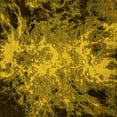 thumbnail image 1 of Ahgly Company Machine Washable Indoor Square Oriental Yellow Industrial Area Rugs, 3' Square, 1 of 4