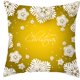 thumbnail image 1 of Flybaeast - Funda de almohada navideña dorada con estampado de piel de melocotón, cuadrada, ideal para fiestas navideñas o de invierno., 1 of 1