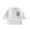 White, variant on Mercatoo Baby Boys Cute Striped T-Shirt Kids Girls Long Sleeve Crewneck Pullover Sweatshirt Pocket School Basic Top