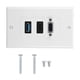 thumbnail image 2 of Hd Usb Socket Abs Us 3 Puertos Vga Usb30 Socket Adaptador de Panel de Montaje en Pared Enchufe de Pared, 2 of 8
