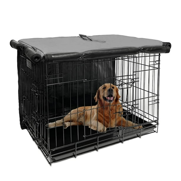 Funda de jaula para perros Joroamp para jaulas de 24 pulgadas, impermeable, gris