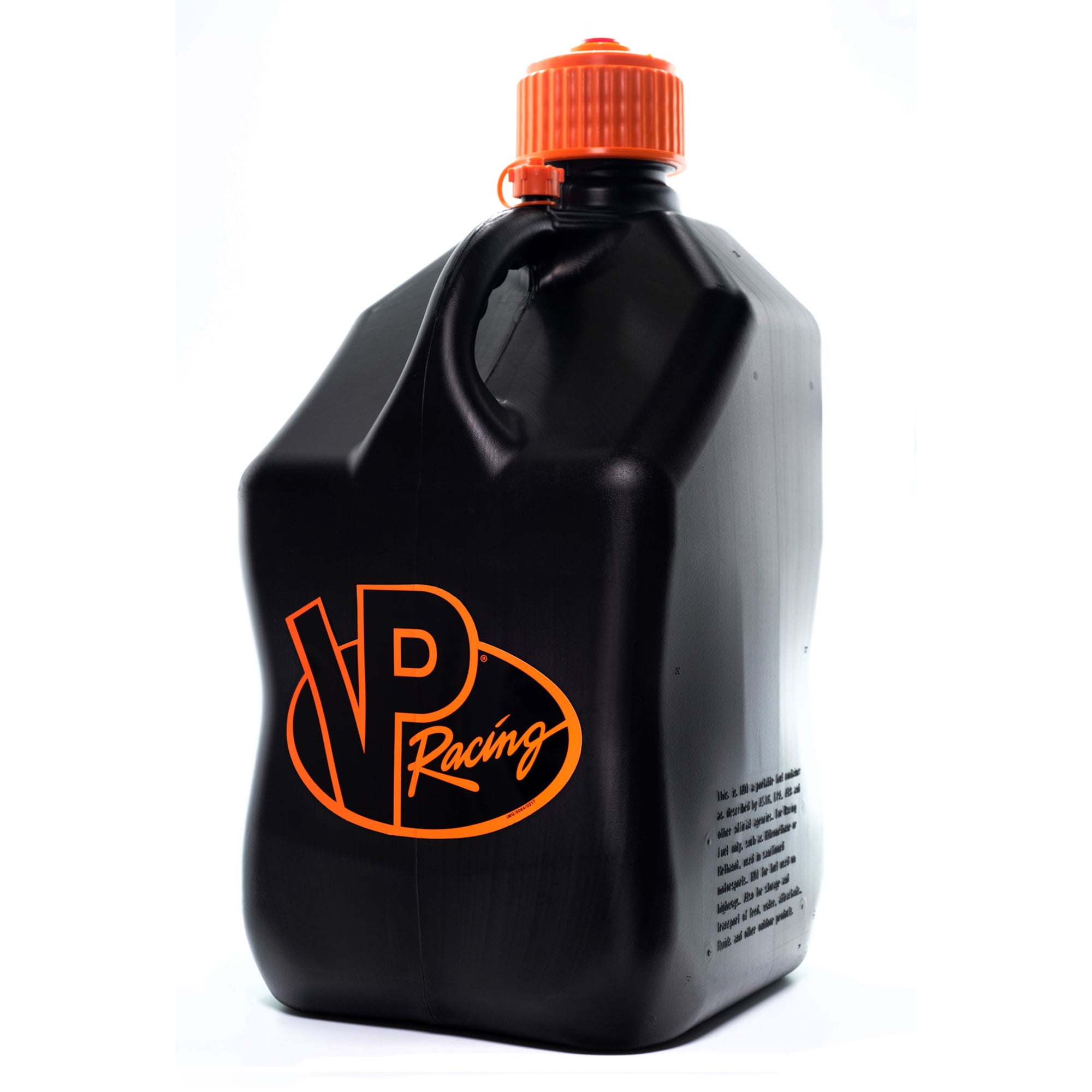 VP Racing 5.5 Gal Motorsport Racing Utility Container Jug, Black and Orange
