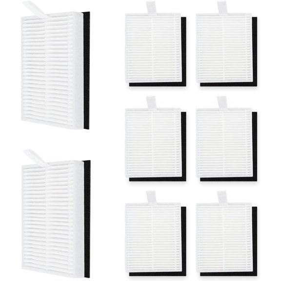 8 Pack L60 Filters compatible with Eufy Clean L50 / L50 SES / L60 / L60Hybrid Robot Vacuum Cleaner, Washable Replacement filter for Eufy L50 L60 Series