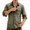 Army Green, variant on Business Casual Shirts for Men 2026 Spring Cotton Linen Relaxed Fit Long Sleeve Button Down Lapel Collar Work Shirt