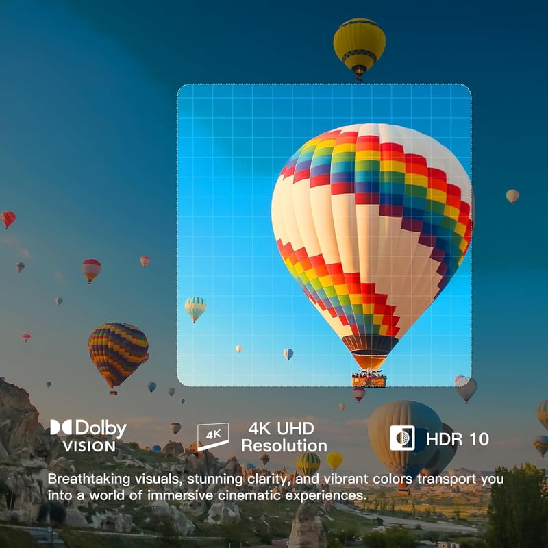 FPD 55-inch Smart TV, 4K UHD Google TV with Google Play Built-in Google Cast, Dolby Audio, HDR 10 display and camera view