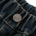 thumbnail image 5 of Tiijoy Little Boys Stylish Graphic Straight Jeans Loose Fit Pull On Denim Pants, Sizes 6-7, 5 of 7