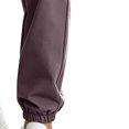 thumbnail image 3 of MexChoioe Mens Multi Pocket Cargo Pants Quickly Dry Elastic Drawstring Waist Cuffed Jogger Trousers for Outdoor Hiking Cargo Pants, 3 of 4