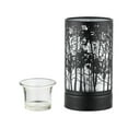 thumbnail image 3 of 7" Touch lamp/Oil burner/Wax warmer-Black Morning Trees, 3 of 8